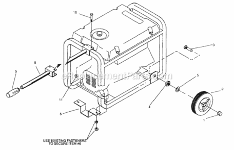 Part Location Diagram of 75402 Generac Push nut